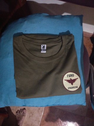 Camiseta ROLY deportiva verde militar XXL