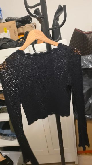 Blusa blanca de manga corta