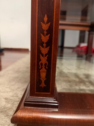 Mesa de centro madera y cristal