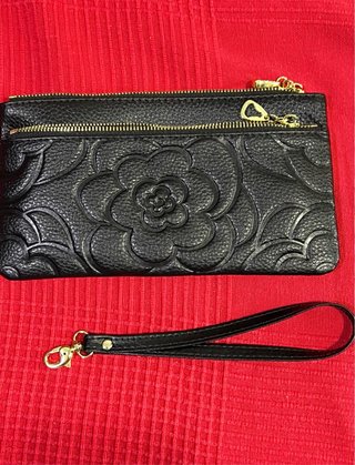 CARTERA NUEVA DE PIEL CLUTCH BOLSO MANO CORREA