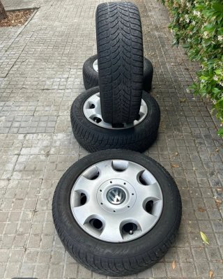 Llantas Volkswagen con tapacubos