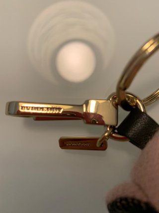 Charm Orsetto Burberry Rosa e Grigio