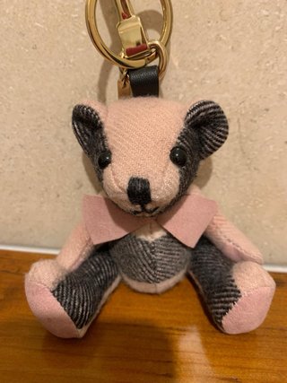 Charm Orsetto Burberry Rosa e Grigio