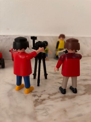 Lote Playmobil Carreras: Moto, Quad y Figuras