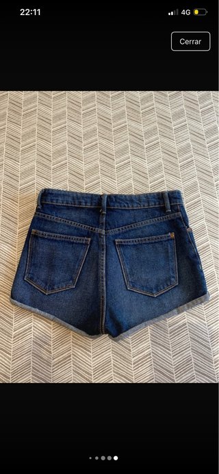 Shorts vaqueros Mango tiro alto T.32