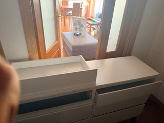 Cajonera larga blanca Ikea