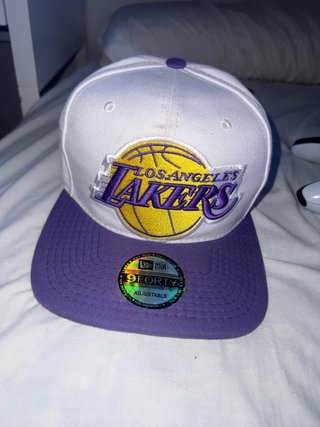 Gorra New Era Los Angeles Lakers Morado/Blanco