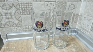 2 Vasos Cerveceros Paulaner Múnich