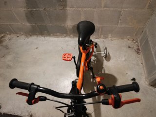 Bicicleta infantil Btwin naranja