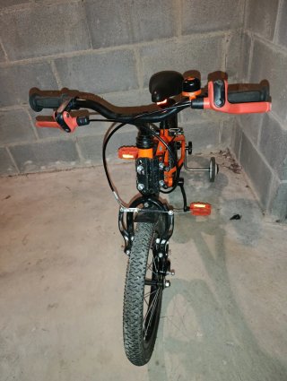 Bicicleta infantil Btwin naranja