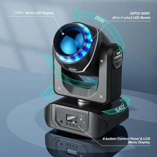 Luz escenario led cabeza móvil 100w