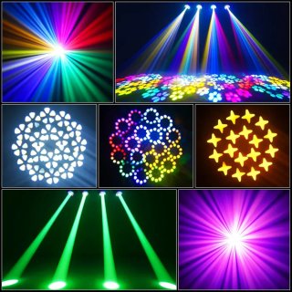 Luz escenario led cabeza móvil 100w