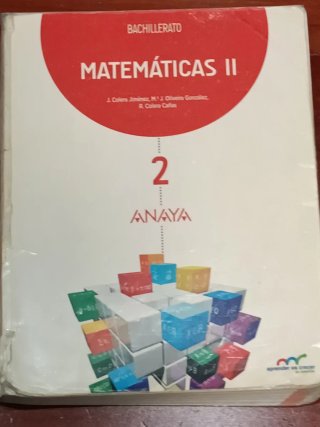 Matemáticas II 2 Bachillerato