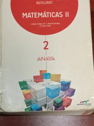 Matemáticas II 2 Bachillerato
