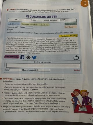 Llengua catalana, 6 primària, Projecte Construi...