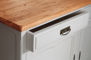 Credenza Country in legno massello di tiglio strut