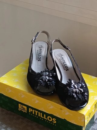 Zapatos de piel "Pitillos"