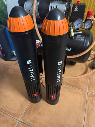 Kayak hinchable con motores