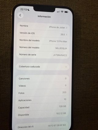 iPhone 13 Pro Max Dorado