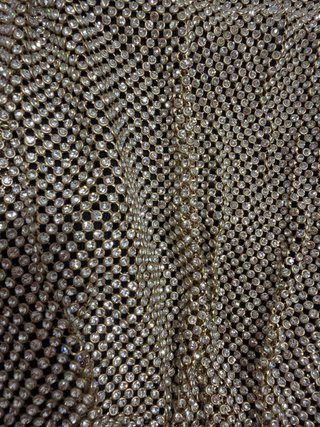 Bolso fiesta Zara pedrería dorado