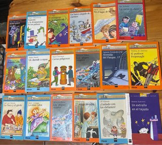 Lote 18 libros Barco de Vapor