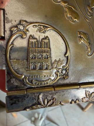Carnet de bal Art Nouveau Notre Dame Parigi