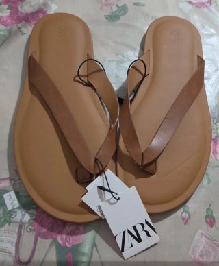 Sandalias Zara Talla 42 Marrón
