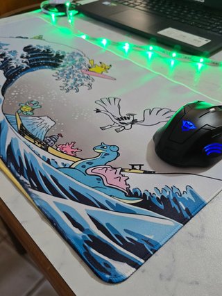 Tappetino Mouse Pokemon x Hokusai "The Great Wave"