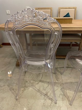 Sillas diseño metacrilato Westing