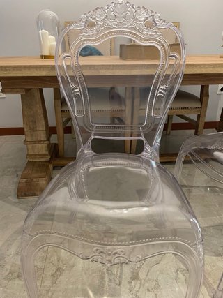 Sillas diseño metacrilato Westing