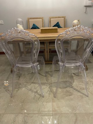 Sillas diseño metacrilato Westing