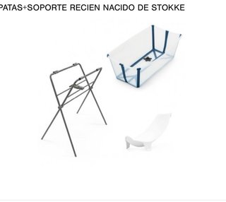 Bañera Stokke con soporte y reductor
