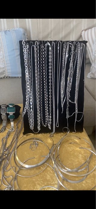 Lotes de pulseras y colgantes plata 925
