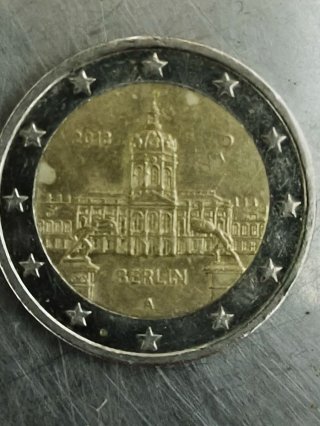 Moneda 2€ Berlín 2013 Cancillería Federal