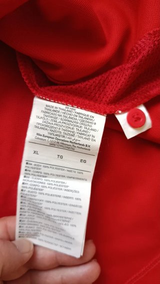 Nike Polo Deportivo Rojo - Talla XL - Dri-FIT