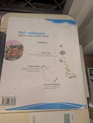 Matemáticas Aplicades Ciències Social 1er batx