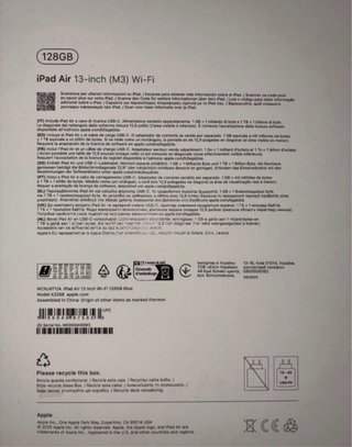 IPAD AIR M3 11’’ 128 GB COMO NUEVO