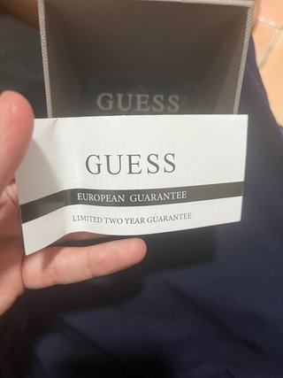 Reloj Guess Negro Original Poco Uso