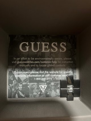 Reloj Guess Negro Original Poco Uso