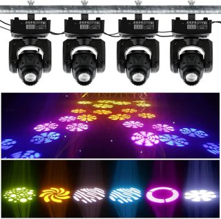 2 Luces de escenario led cabeza móvil