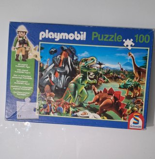 Puzzle Playmobil Dinosaurios 100 piezas