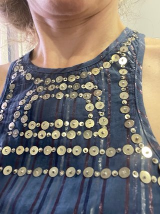 Top halter ry lrx azul marino M