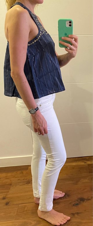 Top halter ry lrx azul marino M
