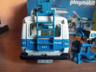 613. Playmobil furgoneta televisión TVI 3468