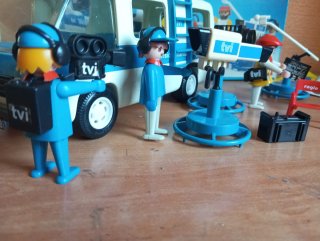 613. Playmobil furgoneta televisión TVI 3468