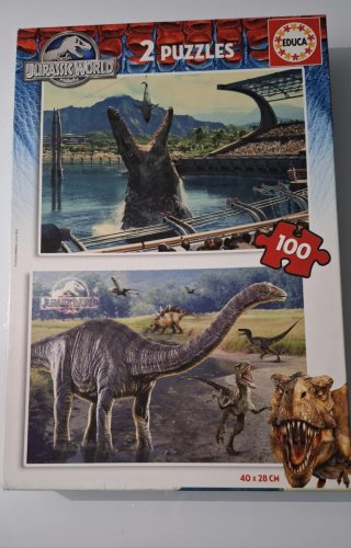 2 Puzzles Jurassic World Educa
