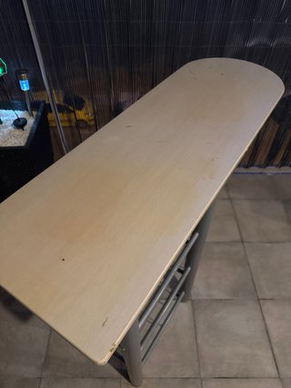 Mesa auxiliar cocina madera y metal