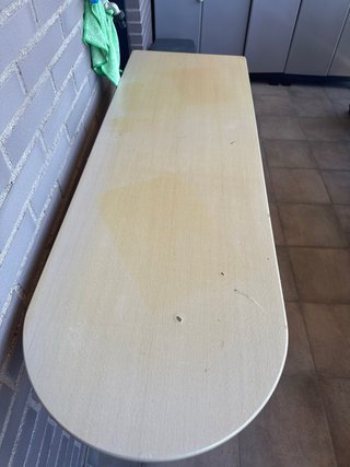 Mesa auxiliar cocina madera y metal