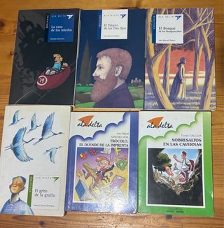 Lote 6 libros Ala Delta