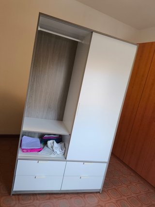 Armadio IKEA TRYSIL bianco ante scorrevoli